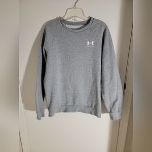 Under armour grey sweater crew neck